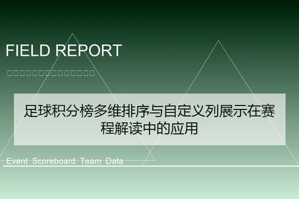 足球积分榜多维排序与自定义列展示在赛程解读中的应用